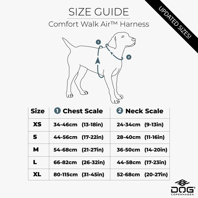 Harnais orange Comfort Walk Air™ – DOG Copenhagen