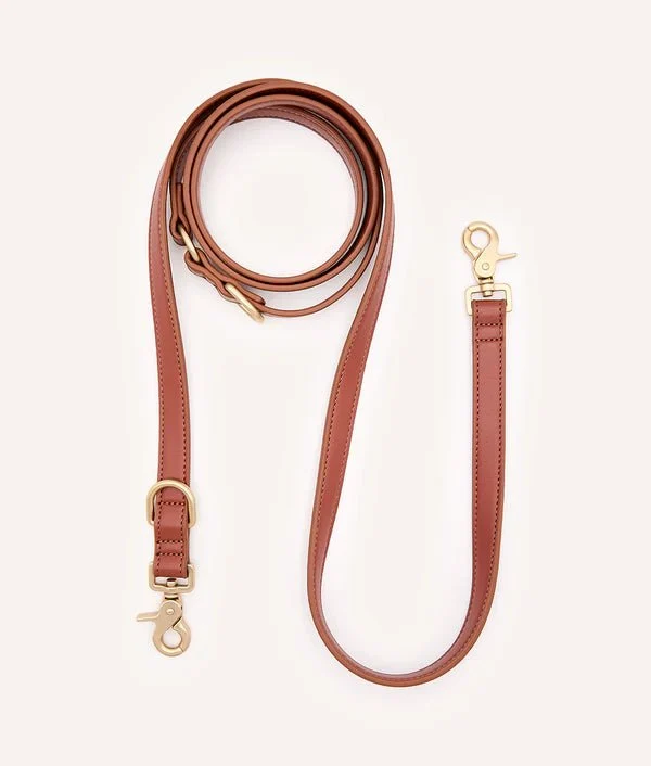 Laisse pour Chien en Cuir Vegan Marron Camel – Jala