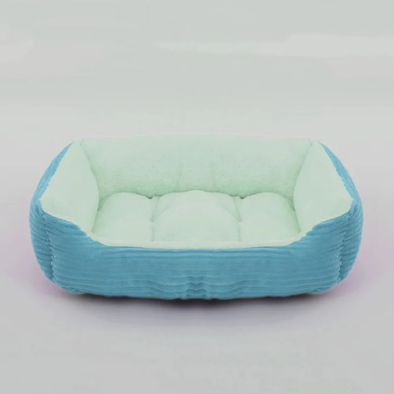 Grand panier pour chien XXL vert et bleu