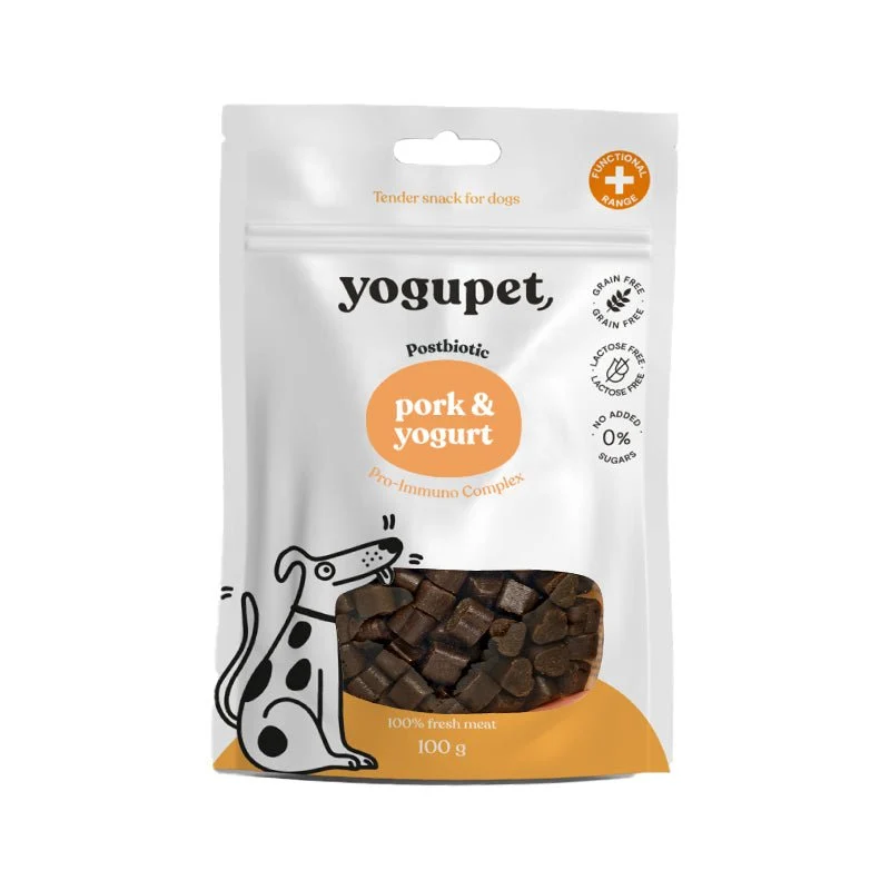 Snack au porc et yaourt pour chien Yogupet - 100g