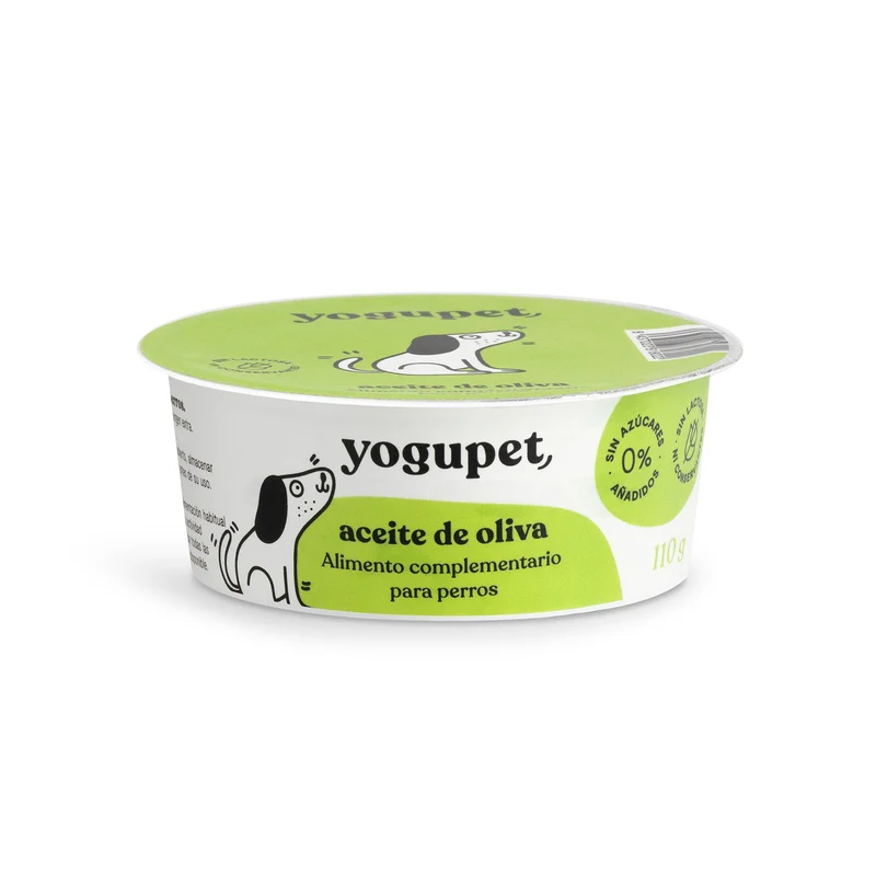 Yaourt sans lactose pour chien à l'huile d'olive - 110g