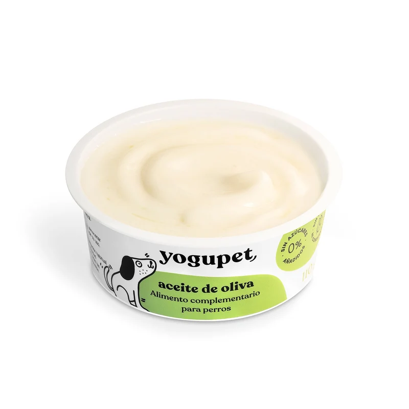 Yaourt sans lactose pour chien à l'huile d'olive - 110g