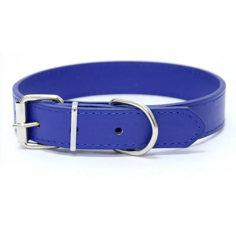 Collier style cuir ajustable pour chien