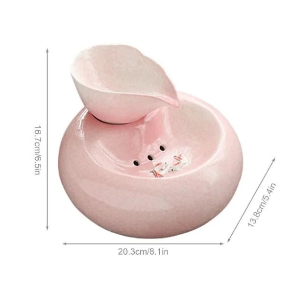 Fontaine en céramique pour chat