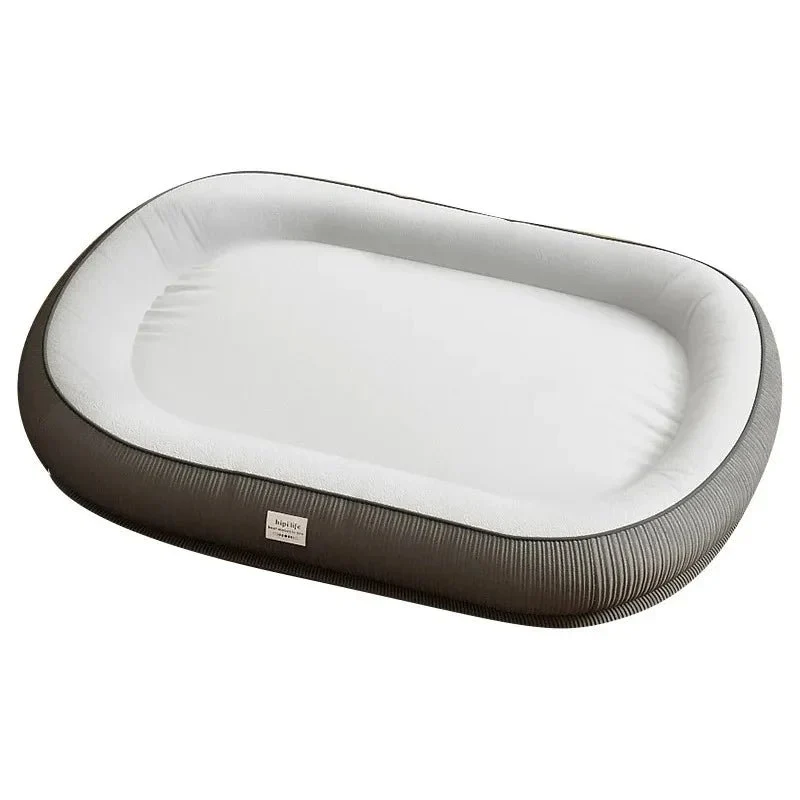 Panier xxl moelleux pour chien blanc