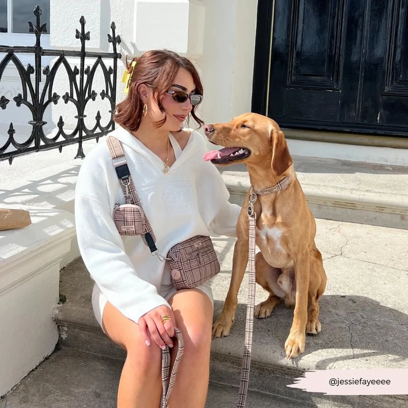 Pochette à friandises Pup Plaid – chic & compacte Cocopup