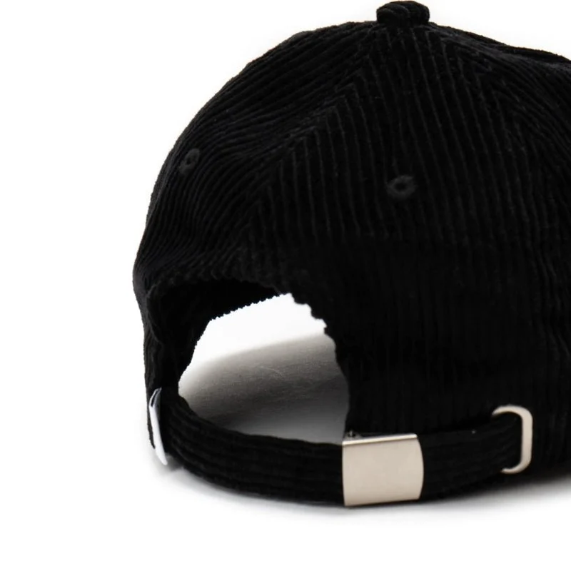 Casquette DOG MUM velours noir – élégance douce & urbaine