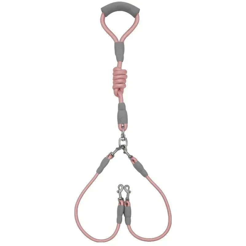 Laisse double pour chiens