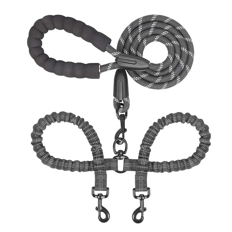 Laisse double pour gros chien