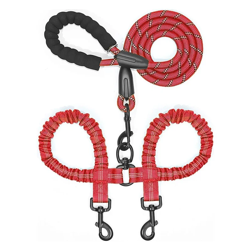 Laisse double pour gros chien