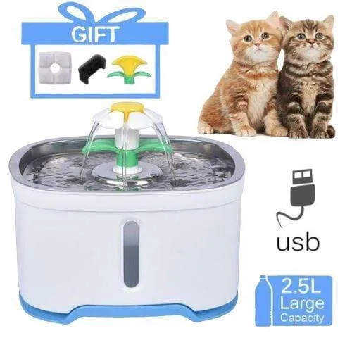 Fontaine à eau 2.5l en forme de fleur