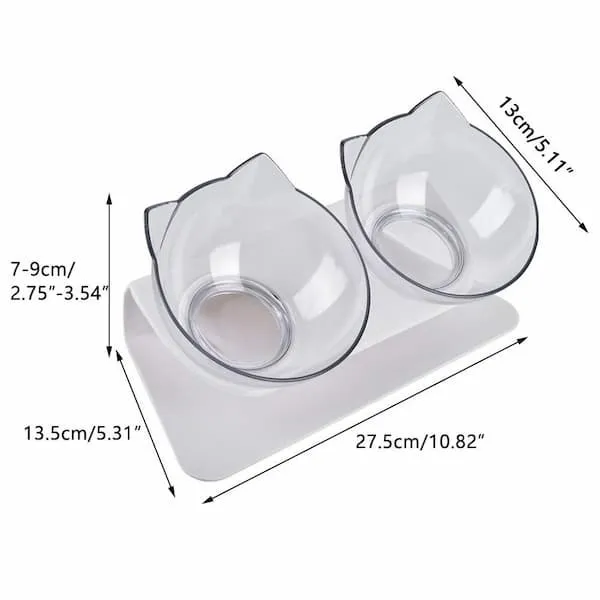 Double gamelle inclinée