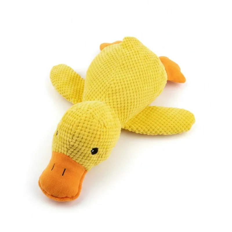 Peluche canard pour chiot