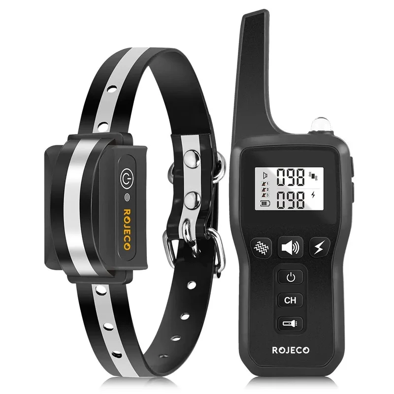 Collier de dressage pour chien etanche et rechargeable 1000 m