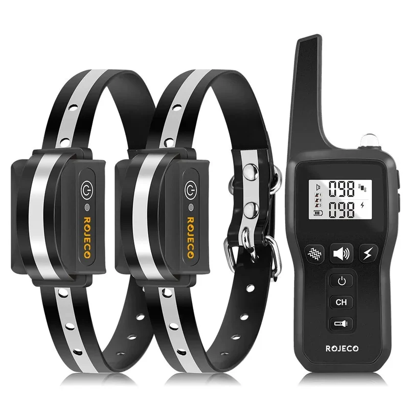 Collier de dressage pour chien etanche et rechargeable 1000 m