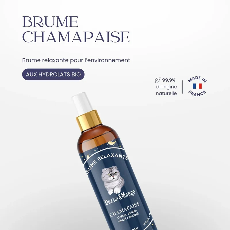 Chamapaise – Brume anti-stress naturelle pour chats sensibles