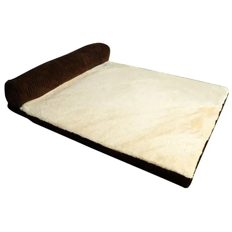 Grand tapis avec coussin pour chien