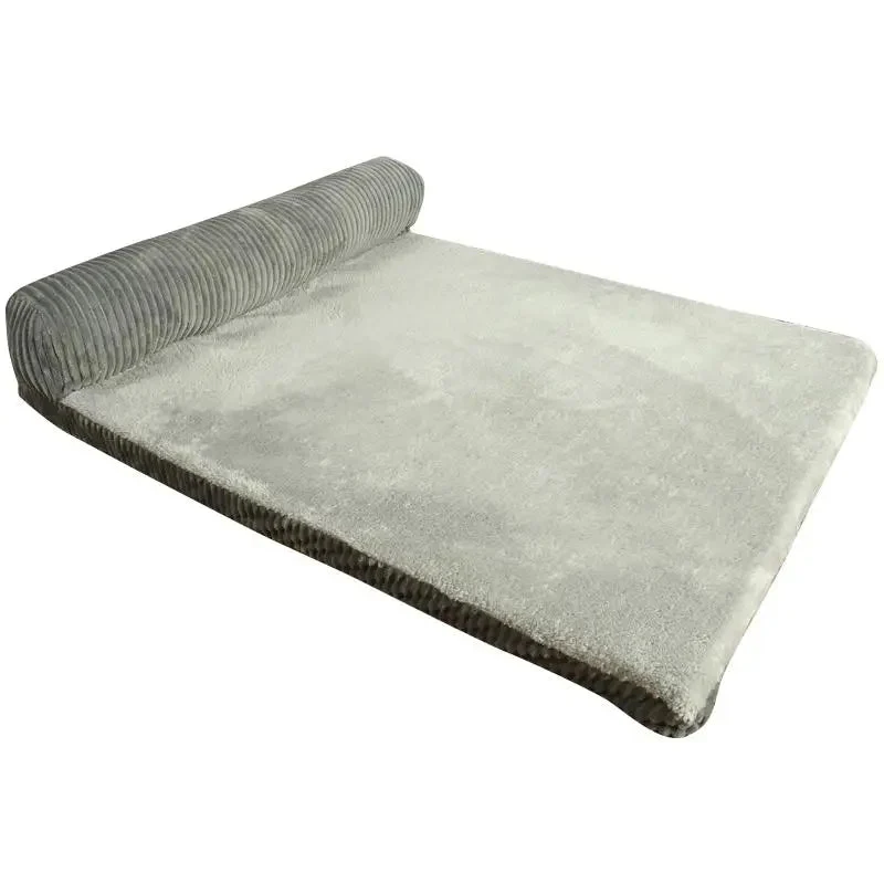 Grand tapis avec coussin pour chien