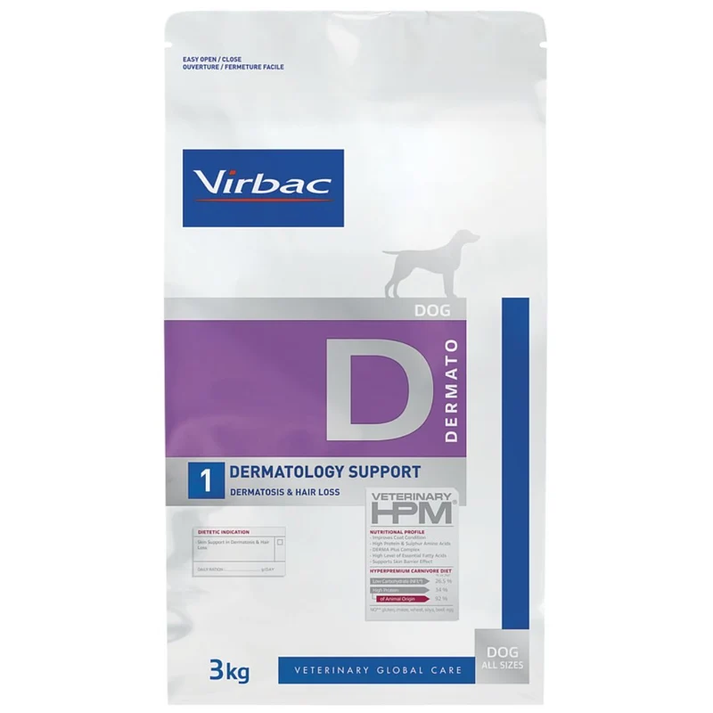 Virbac Veterinary HPM Dermatology Chien