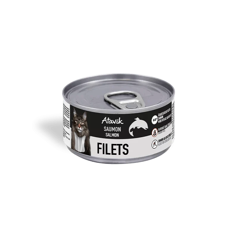 Pâtée pour chat - Filets de saumon 70g