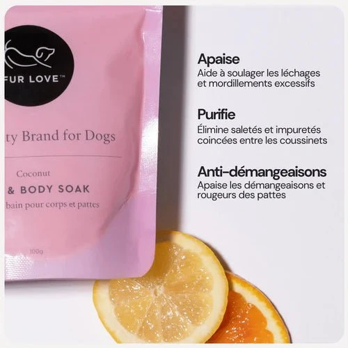 Poudre de Bain Apaisante pour Chien - Spécial Pattes Irritées & Démangeaisons