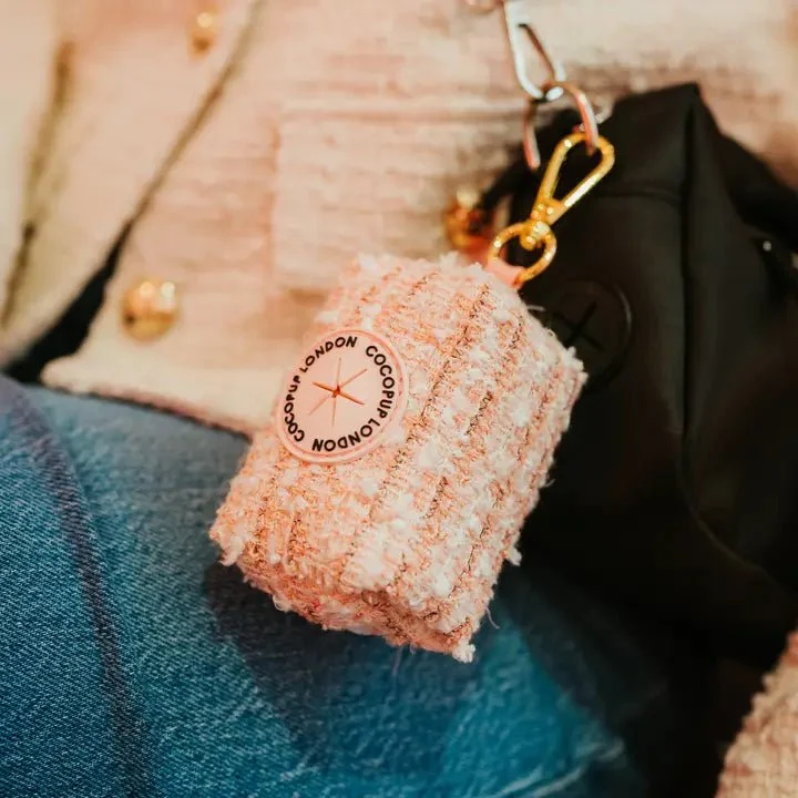 Porte-sac à crottes Tweed Rose