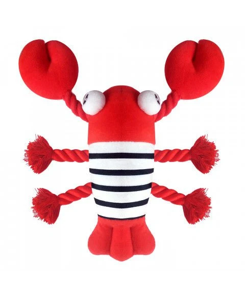 Jouet pour chien - Glen le homard rouge 🦞