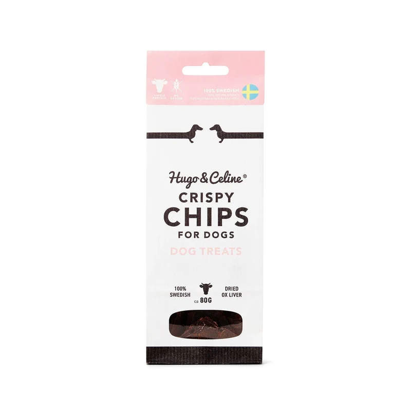 Crispy Chips - Foie de bœuf suédois séché pour chiens