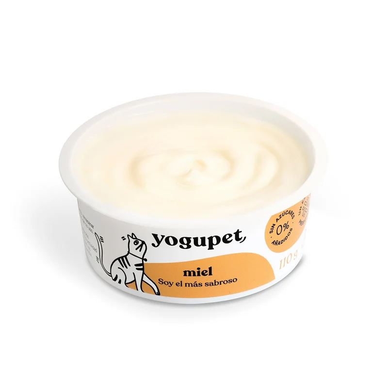 Yaourt sans lactose pour chat au miel 🍯 - 110g