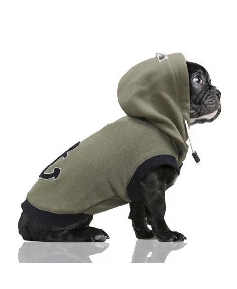 Sweat pour chien Telio Ancre Kaki - Look marin