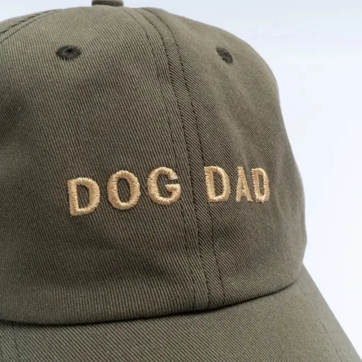 Casquette DOG DAD olive – style affirmé pour papas de chiens