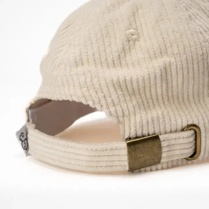 Casquette DOG MUM velours beige – chic & douceur d’automne