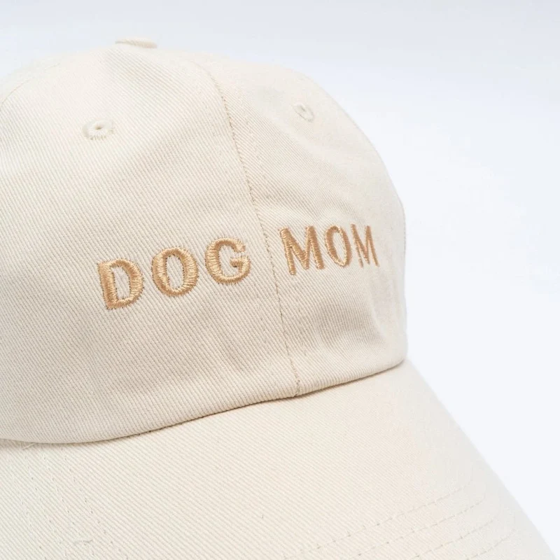 Casquette DOG MUM ivoire – pour mamans de chiens élégantes