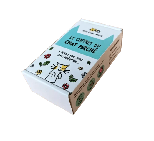 Coffret du Chat Perché – Herbes bio pour chats apaisé