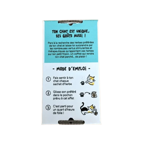Coffret du Chat Perché – Herbes bio pour chats apaisé