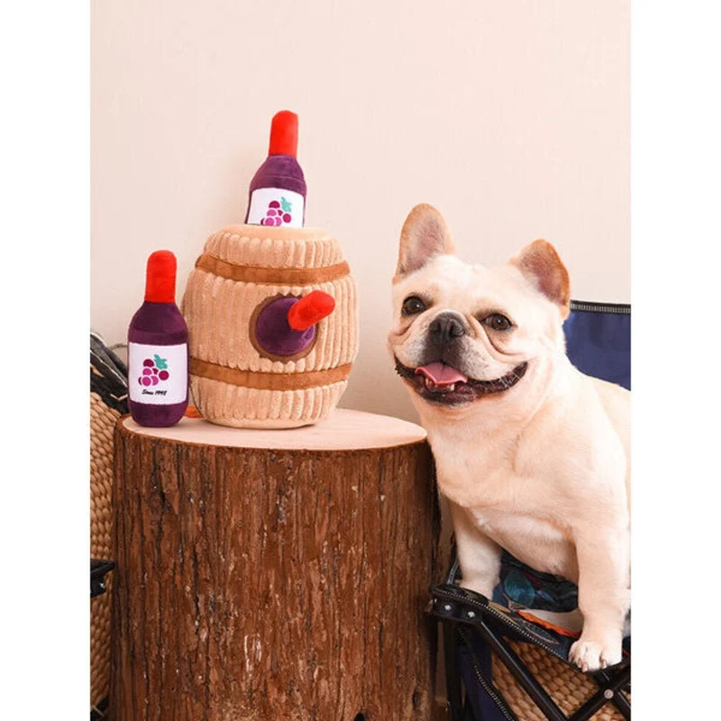Jouet de fouille pour chien - Tonneau de Vin 🍷