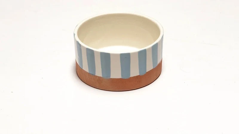 Gamelle céramique chien artisanale Mexie – Élégance colorée
