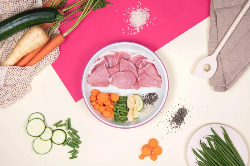 Recette Fraîche au Porc pour Chiens Sensibles - DOG CHEF