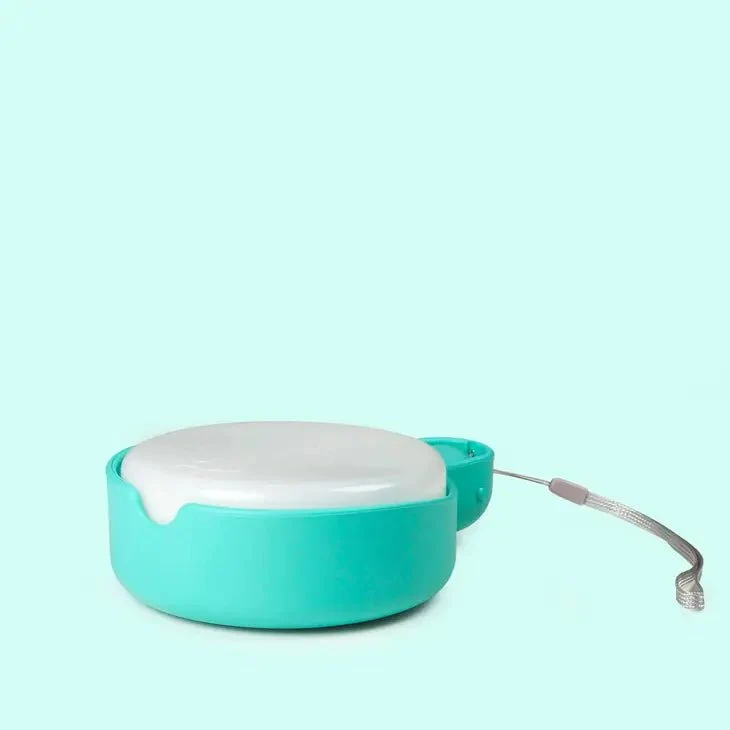 Bouteille de voyage pour chien design Bleue Aquamarine