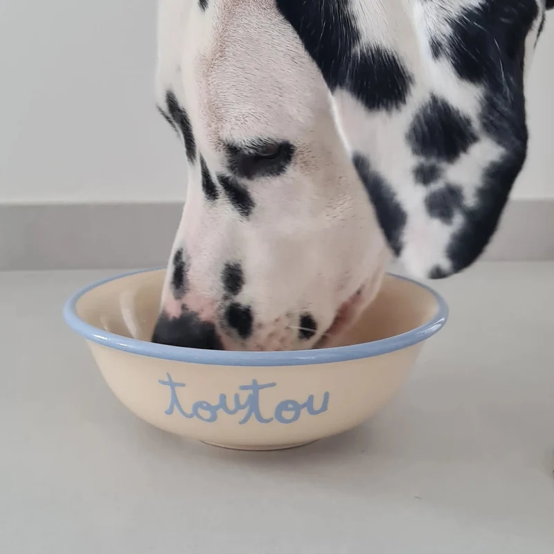Gamelle artisanale pour chien – Toutou ou D’amour