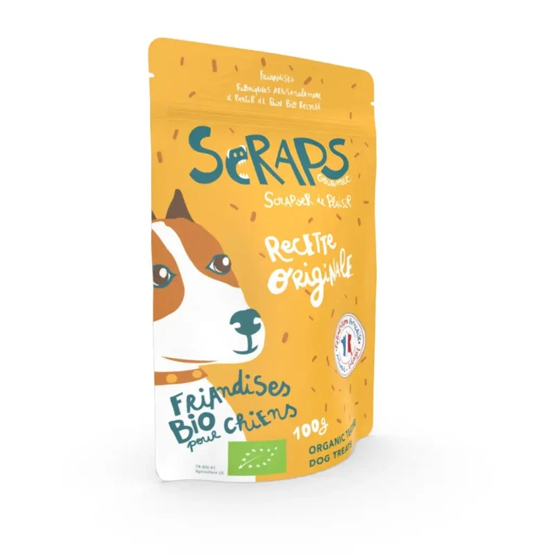 Biscuits Bio SCRAPS pour Chiens - Tea Time, L'originale (100g)