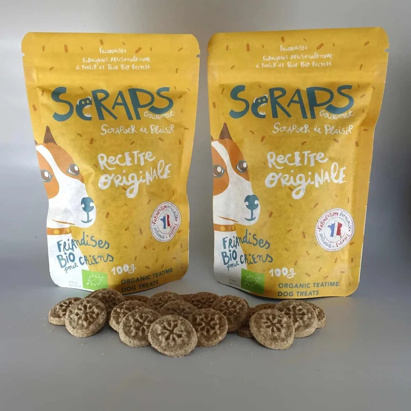 Biscuits Bio SCRAPS pour Chiens - Tea Time, L'originale (100g)