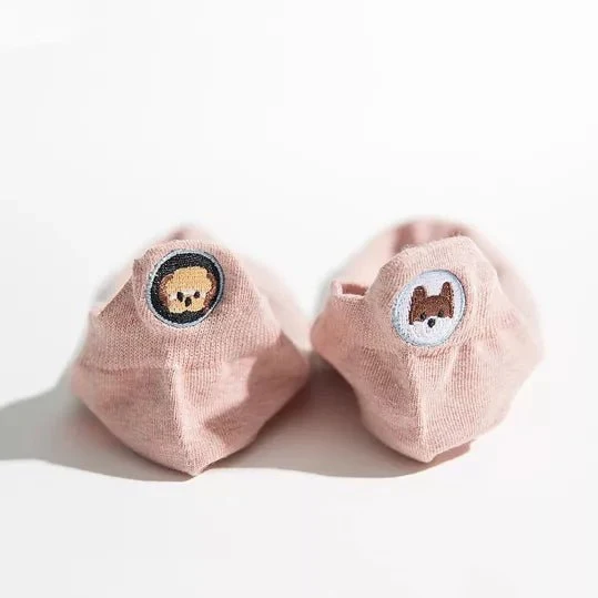 Chaussettes Languette Chiens dépareillées