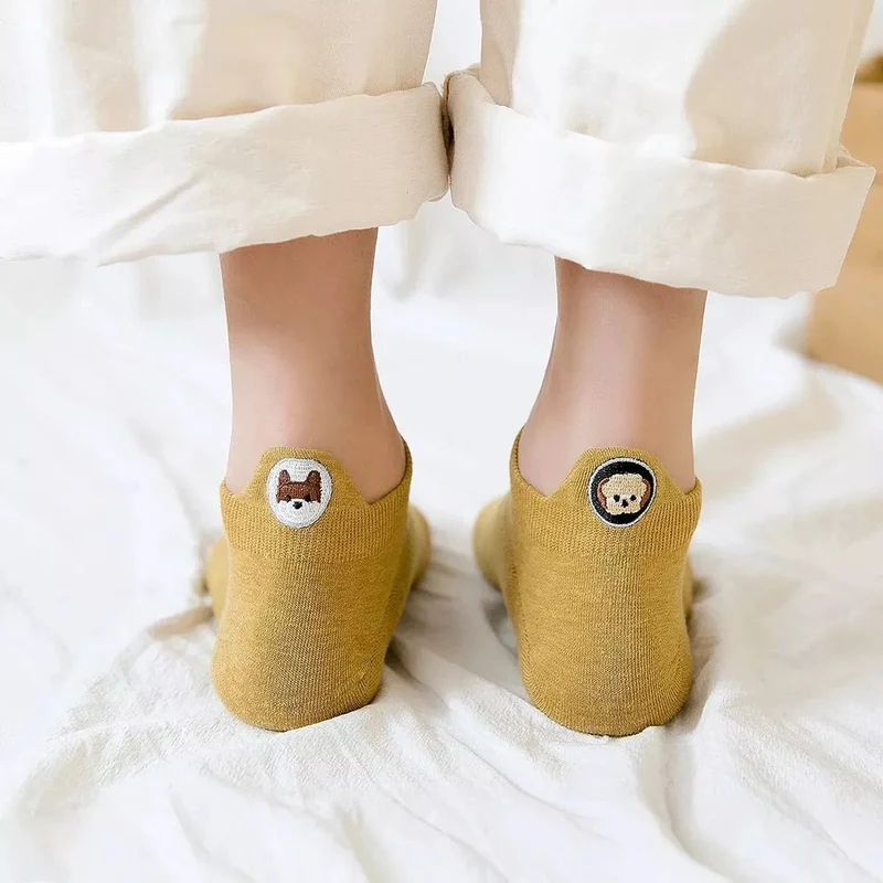 Chaussettes Languette Chiens dépareillées