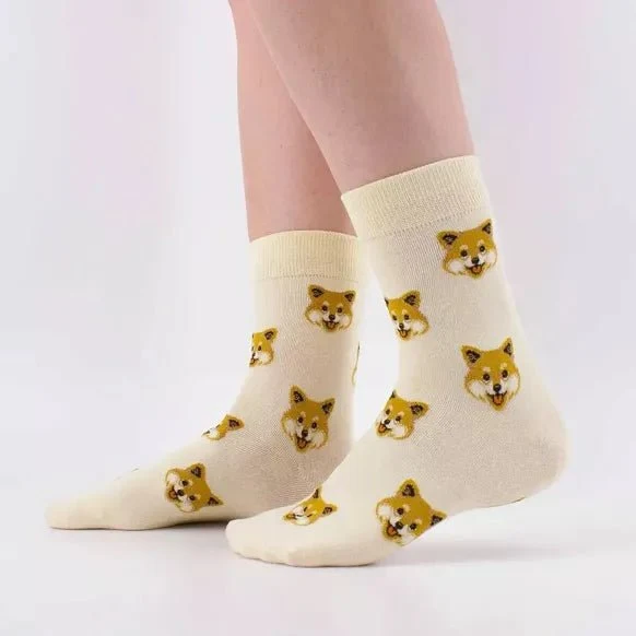 Chaussettes Longues Têtes de Chiens