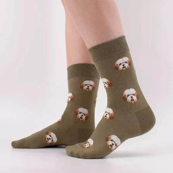 Chaussettes Longues Têtes de Chiens