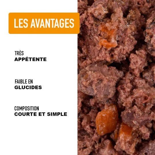 Pâtée pour chien au poulet et chevreuil Atavik 🍖(200g)