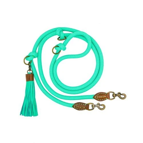 Laisse corde DWAM couleur Jade – Liberté turquoise & allure stylée