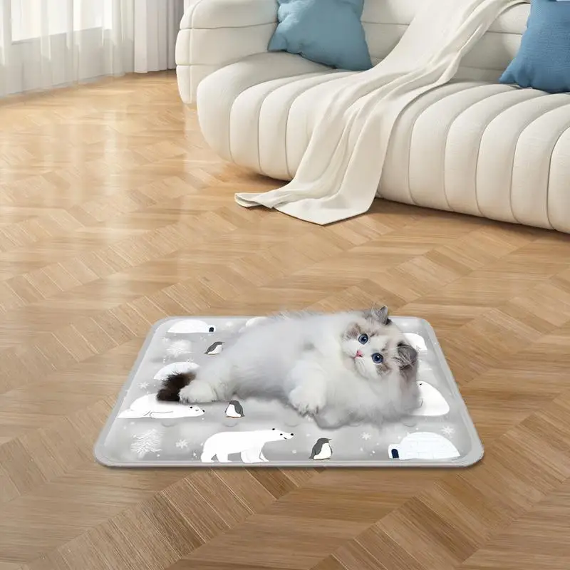Tapis Rafraîchissant Chien 40x50 cm Lavable Petits Chiens