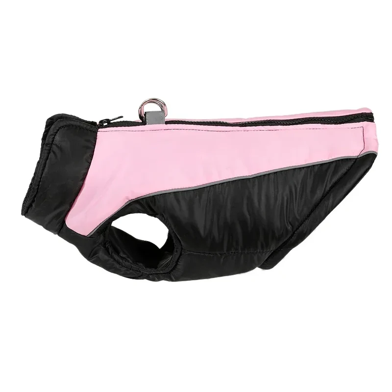 Manteau Chien Coupe-Vent Zippé Double Anneau Golden Retriever
